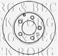 BORG & BECK bbd5131 -  Диск тормозной вентилируемый